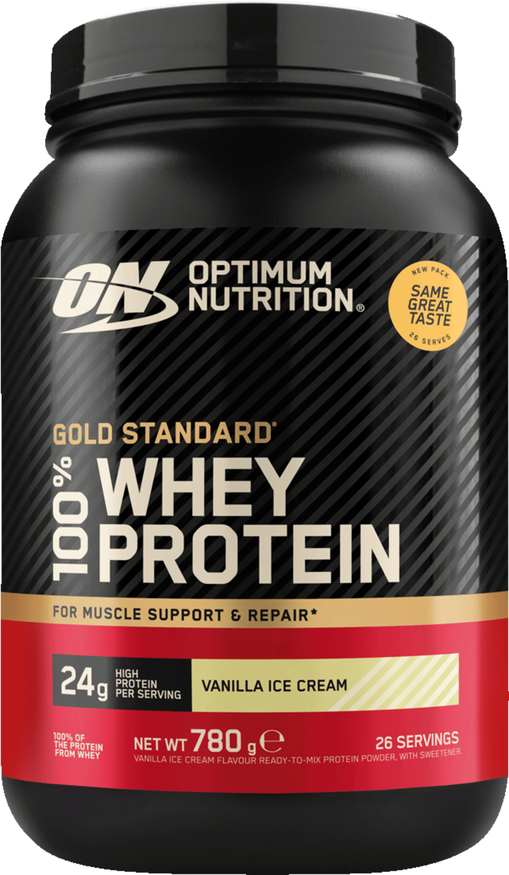 ON 100% Whey Gold Vanilla Ice Cream 780 g