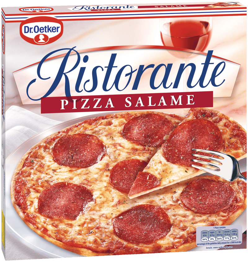 Pizza Salami . Ristorante
