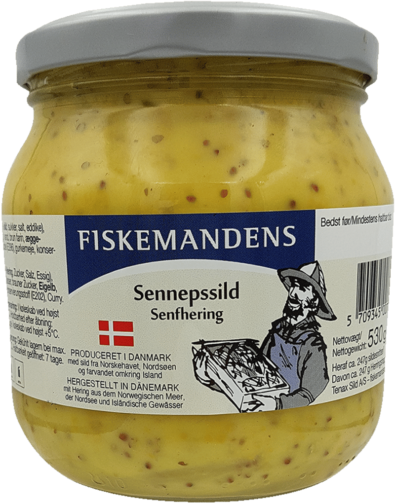 Fiskemandens Sennepssild 530g