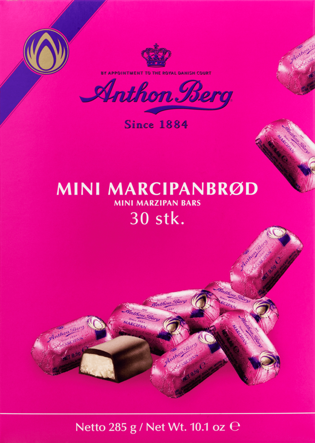 Mini Marcipanbrød Anthon Berg 285g