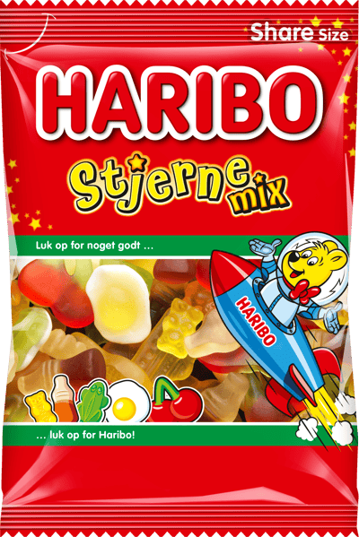 Modelbillede af Haribo Stjerne Mix 375 g
