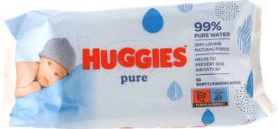 Modelbillede af Huggies Pure Wipes Vådservietter