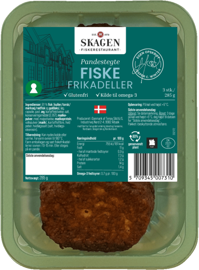 Fiskefrikadelle 3x95g