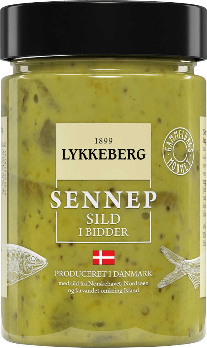 Gammeldags Modnede Sennepssild 350g