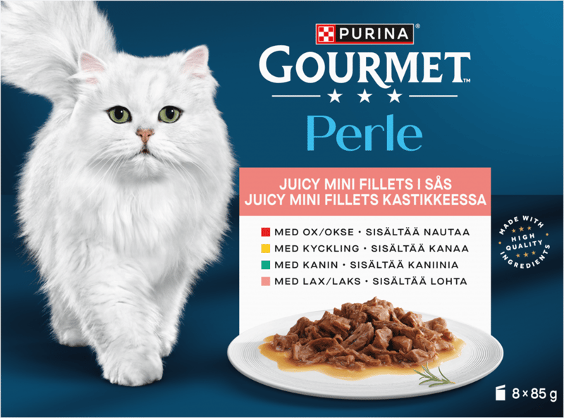 Gourmet Perle Juicy Mini Fillets 8x85 g