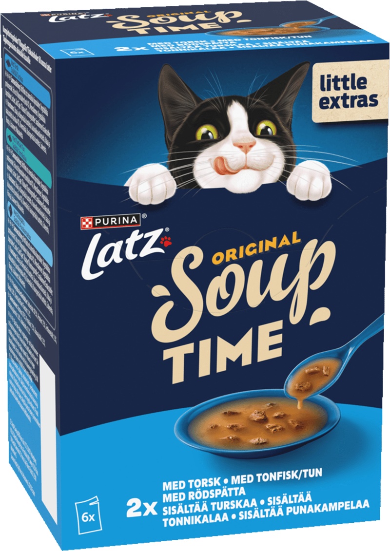 Latz Soup 6x48g Torsk, Tun & Rødspætte