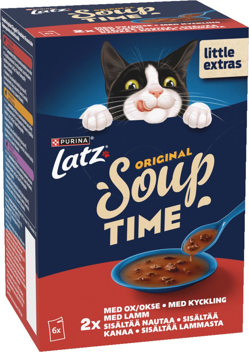 Latz Soup 6x48g Okse, Kylling & Lam
