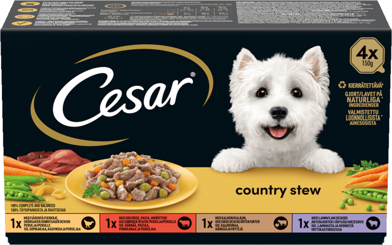 Cesar Country Special Selection 4x150 g