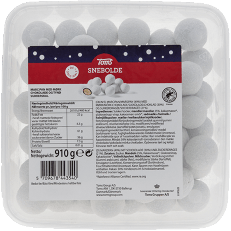 Snebolde Toms 910g