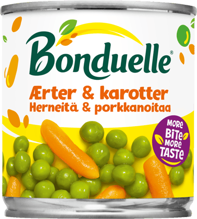 Modelbillede af Ærter & Karotter Bonduelle 400 g