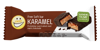 Modelbillede af EASIS Free Soft bar karamel 30 g