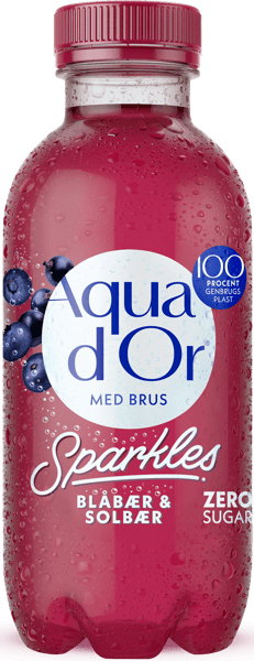 Modelbillede af Aqua D'or Sparkles Blåbær & Solbær 20x0,3l pet