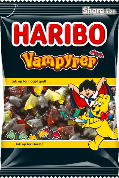 Modelbillede af Haribo Vampyrer 375 gr. DK