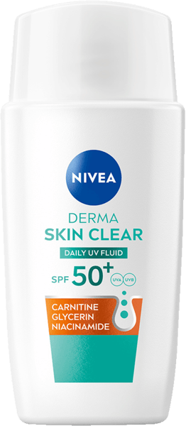 1 stk. Nivea Clear Daily UV Fluid SPF 50+ 40ml