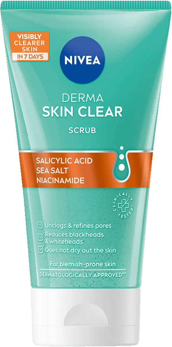 Nivea Derma Skin Clear Scrub 150 ml.