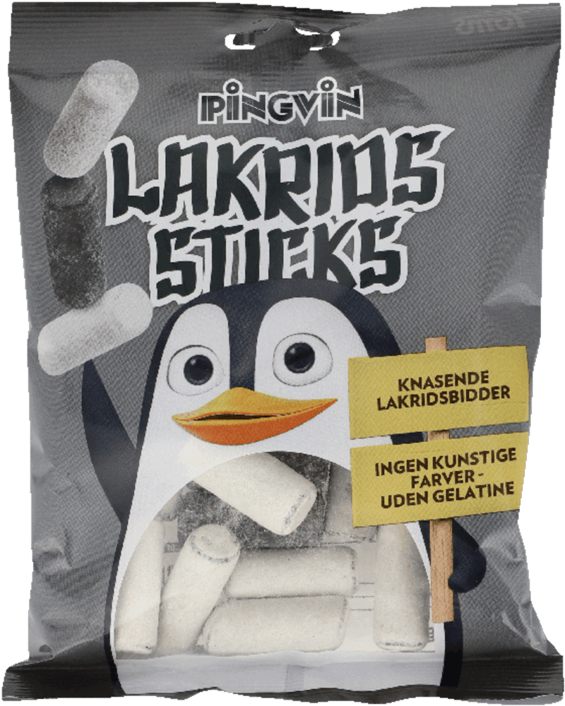 Lakridssticks Pingvin 180g