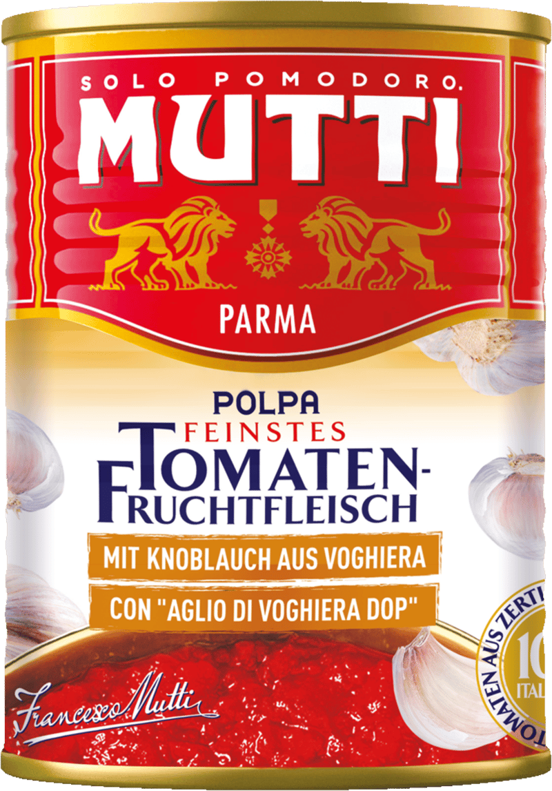 Mutti Polpa Hvidløg 400g