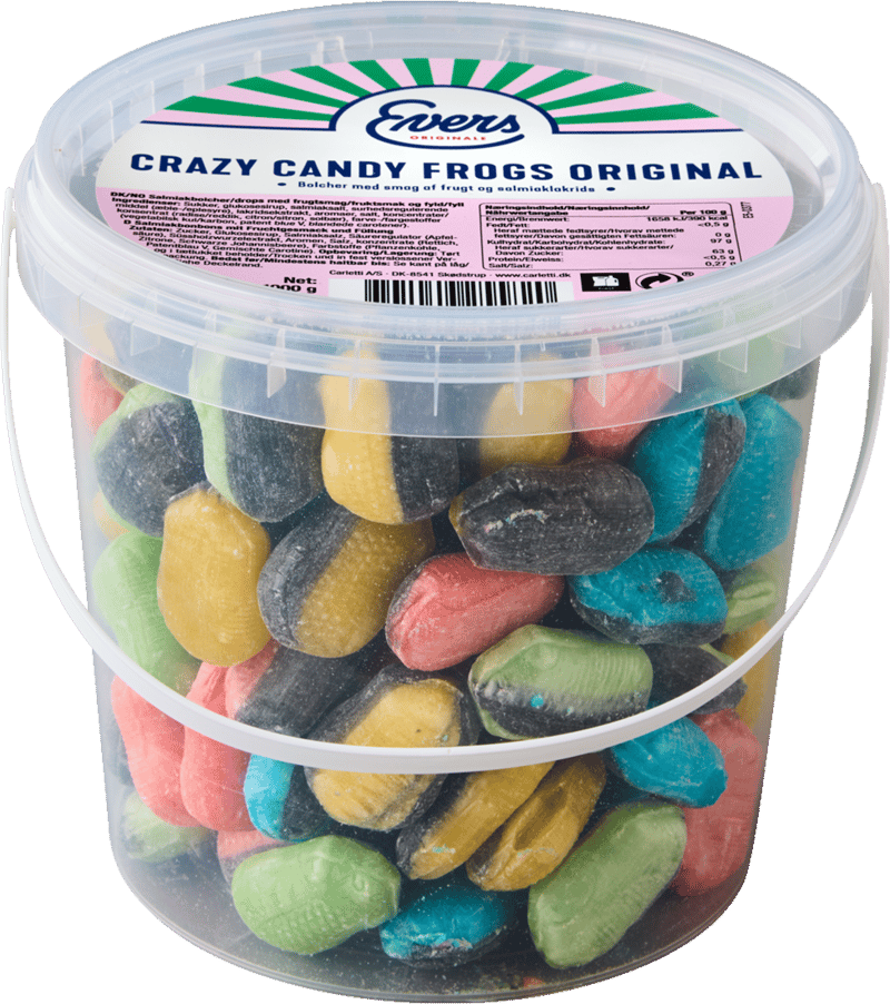 Crazy Candy Frogs Evers 1000g