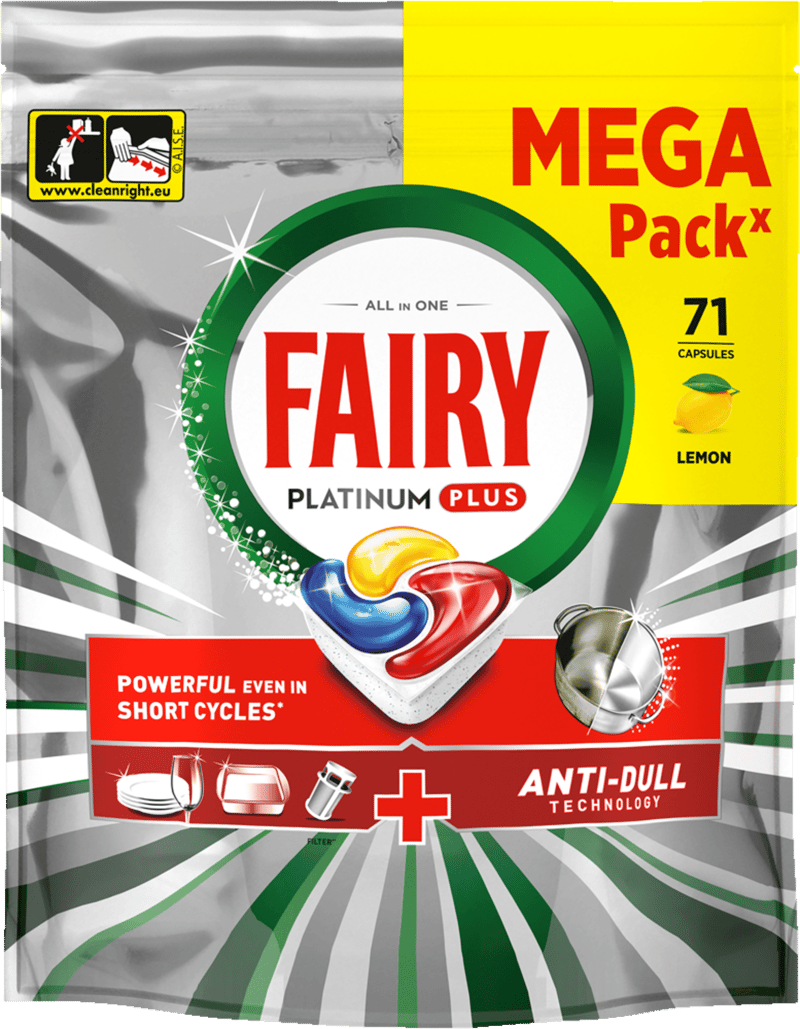 Fairy Platinum Plus Anti-Dull 71 Tabs