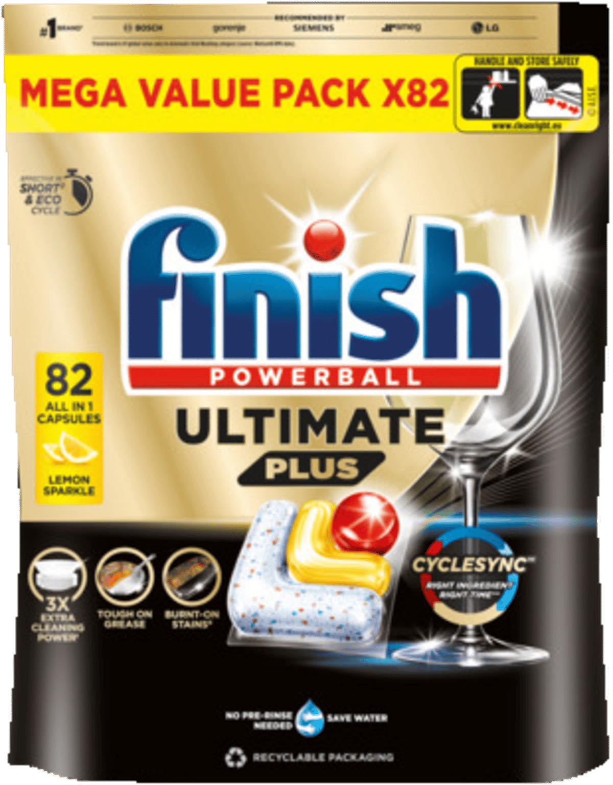 Finish Ultimate Lemon 82 stk.
