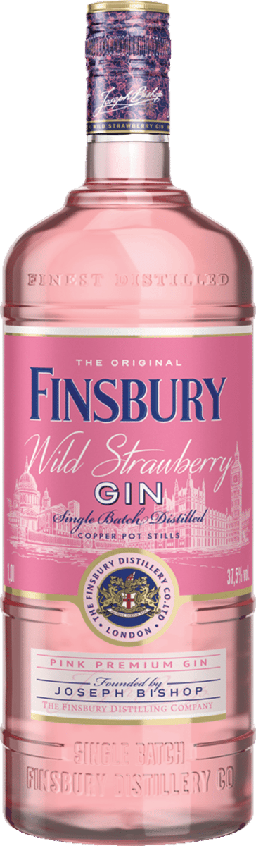 Finsbury Wild Strawberry Gin 37,5% 1 l.