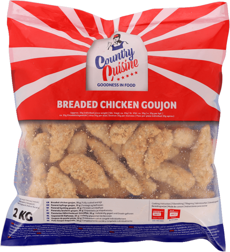 Paneret Kylling Goujon 2 kg