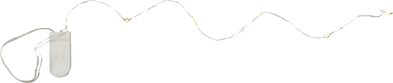 Nisselyskæde 6 LED Nisselyskæde 6 LED 60cm