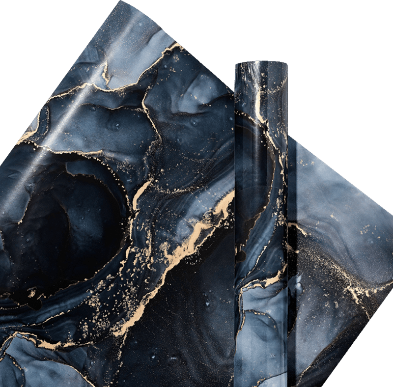 Gavepapir Blue Earth 57 cm x 6 m