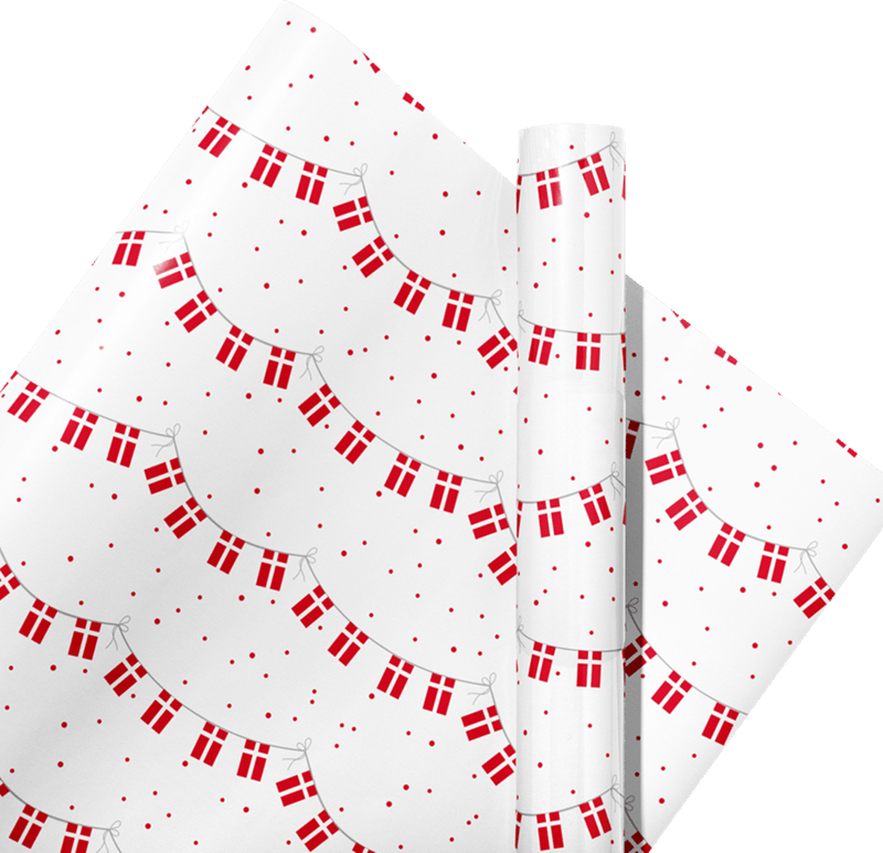 Gavepapir Flagranke 70 cm x 3 m