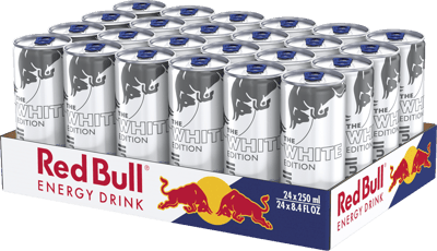 4 ds. Red Bull 0,25l+ Pant White Edition