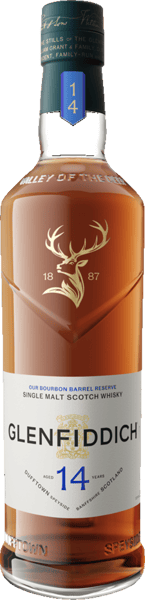 1 fl. Glenfiddich 14 YO Bourbon Barrel 0,7l 43%