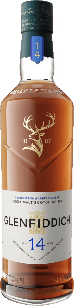 Glenfiddich 14 YO Bourbon Barrel 0,7l 43%
