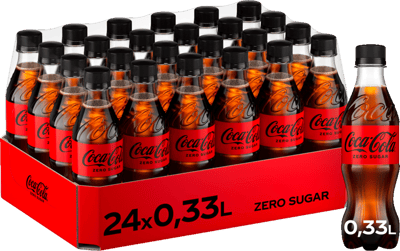 Modelbillede af Coca Cola Zero 24x0,33l PET