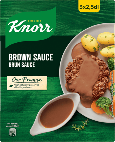 1 pk. Knorr Sauce Brun 3x30g