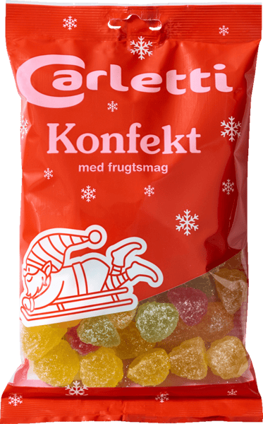 1 ps. Carletti Konfekt frugtsmag 400g
