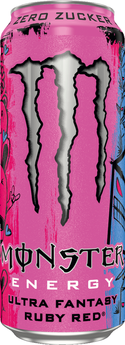 Monster Energy +Pant Ultra Fantasy Ruby Red 0,5l DPG