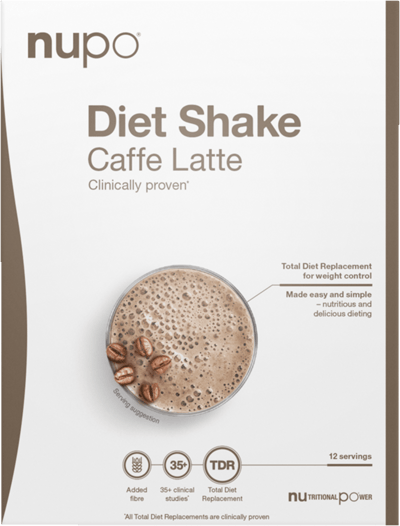 Modellbild av Nupo Shake Caffe Latte
