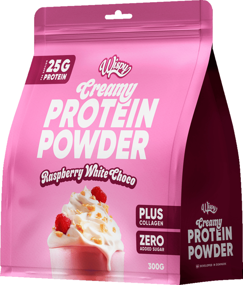 Wispy Creamy Protein Hindbær/Hvid Choko 300 g