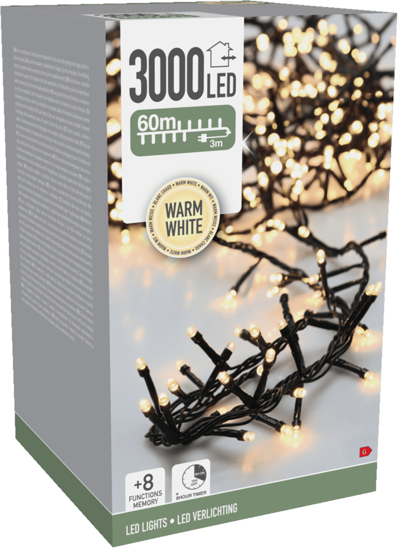 Lyskæde Snake 3000 LED