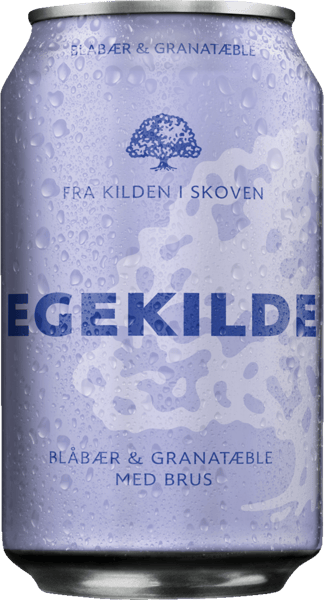 Modellbild av Egekilde Blåbär & Granatäpple 24 x 33 cl.