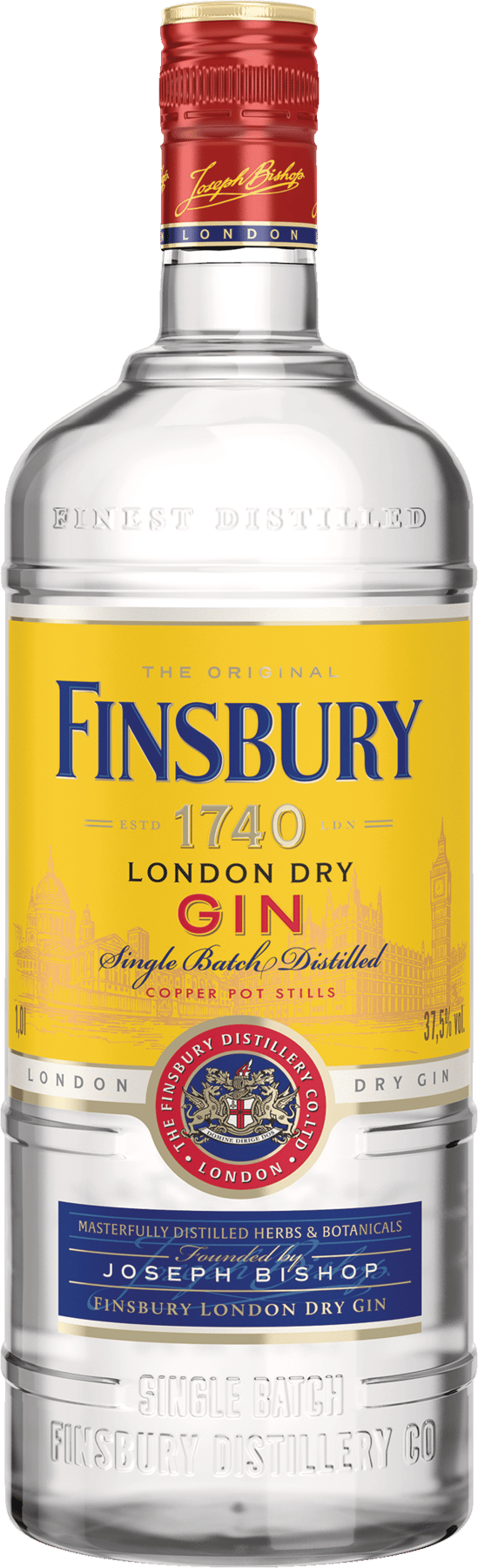 Finsbury Gin 37,5% 1 l.