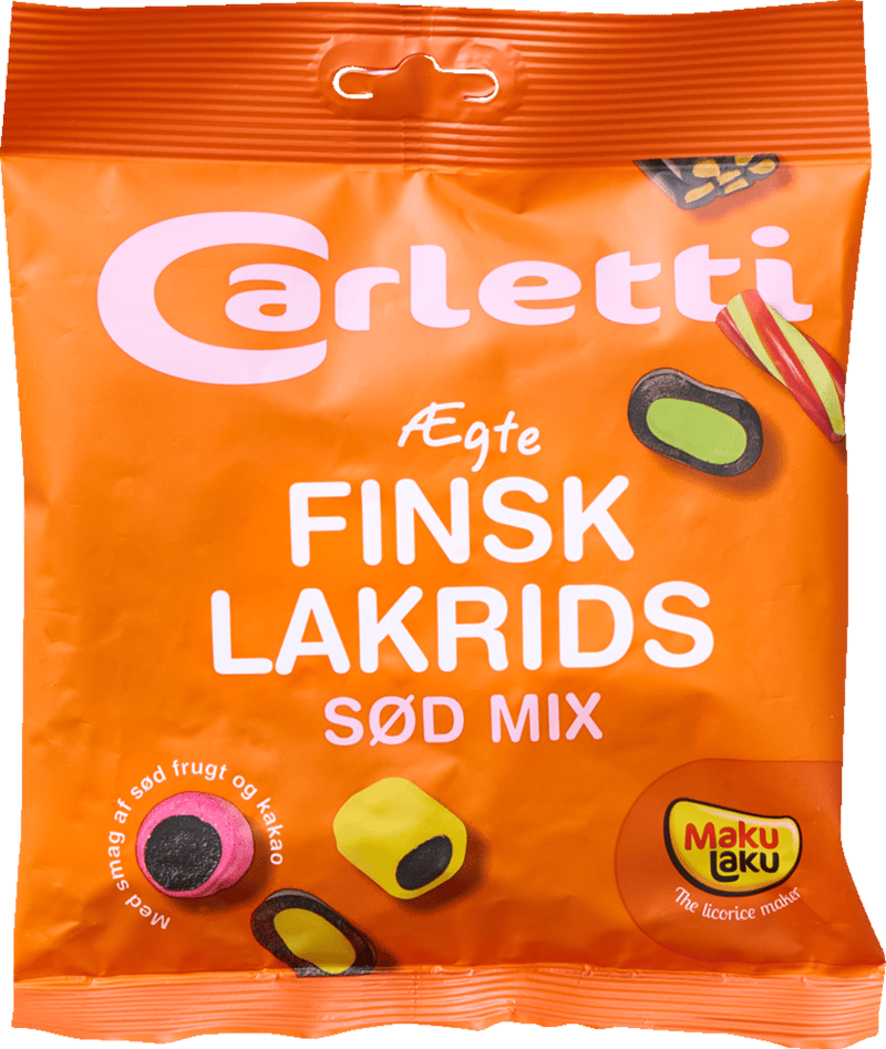 Finsk Lakrids Mix Carletti 150g