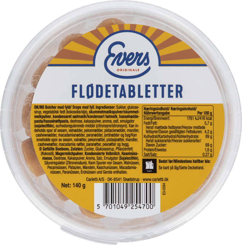 Fldetabletter Evers