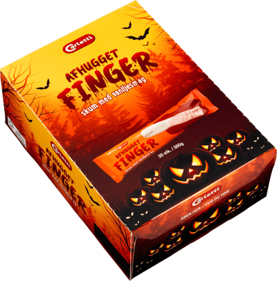 Modelbillede af Carletti Afhugget finger Halloween 20 stk. 300 g.
