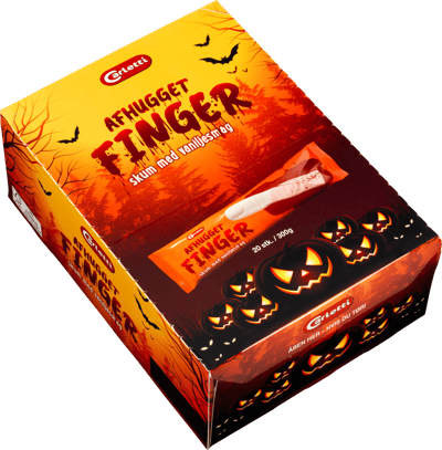 1 pk. Carletti Afhugget finger Halloween 20 stk. 300 g.