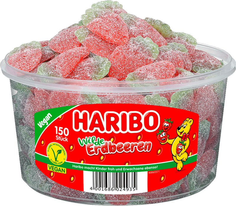 Erdbeeren Sauer Haribo 1200g