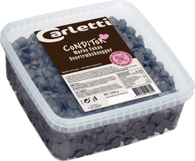 Modelbillede af Carletti overtræksknapper mørk 1000 g.