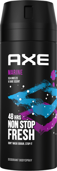 Modelbillede af Axe Marine Deospray 150 ml.