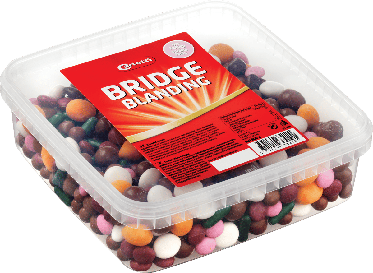 Carletti Bridge Blanding i bøtte 800 g.