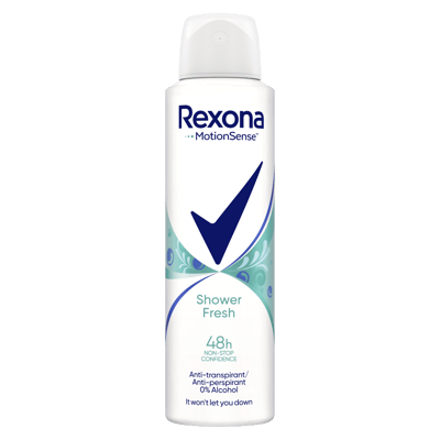 1 stk. Rexona Shower Fresh Deospray 150 ml.